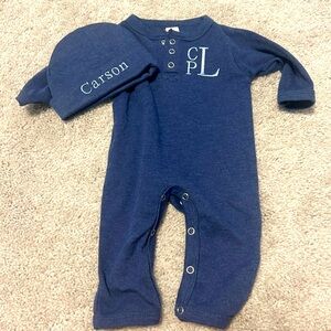 Monogram CPL initials outfit and Carson hat included